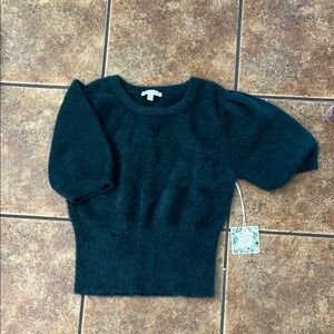 Chelsea and Violet Faux Fur Sweater Size L